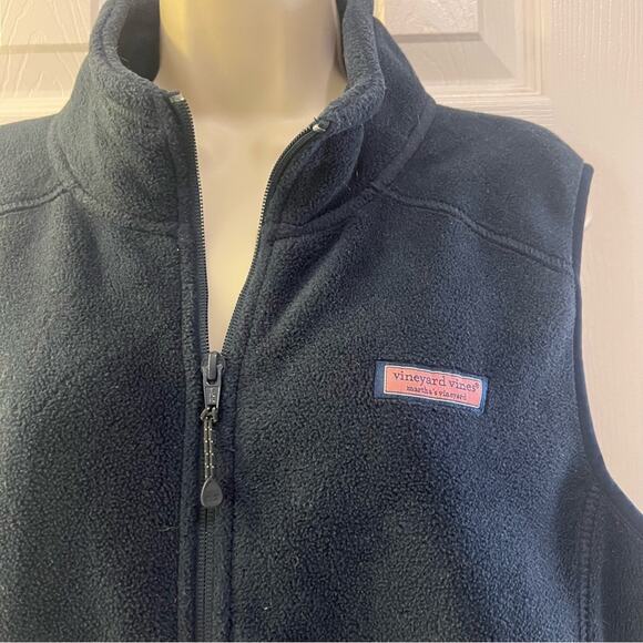 Vineyard Vines Women’s Navy Blue Vest Size Large - Picture 12 of 13
